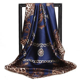 Silk Women Hair Neck Square Scarves Office Ladies Shawl - Namata Newyork