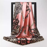 Silk Women Hair Neck Square Scarves Office Ladies Shawl - Namata Newyork
