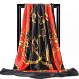 Silk Women Hair Neck Square Scarves Office Ladies Shawl - Namata Newyork