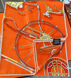 Luxury Scarf Women Hand Rolled Luxury Printed Long Scarves