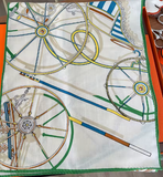 Luxury Scarf Women Hand Rolled Luxury Printed Long Scarves