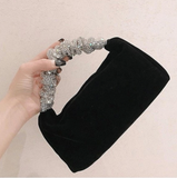 Celebrity Party Bag Velvet Rhinestone Handbag
