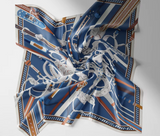 Luxury Belt Rope Print Silk Scarf Square Scarf Headband