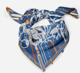 Luxury Belt Rope Print Silk Scarf Square Scarf Headband
