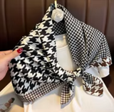Silk Women Hair Neck Square Scarves Office Ladies Shawl