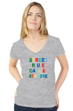 women's v neck t shirt