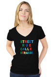 women's v neck t shirt