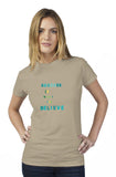 Success is what you believe  women's t shirt