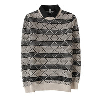 Winter Thick Striped Sweaters For Men