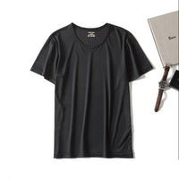 Men's Sexy Transparent Mesh T-shirts Male Short Sleeve Hollow - Namata Newyork