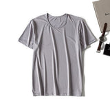 Men's Sexy Transparent Mesh T-shirts Male Short Sleeve Hollow - Namata Newyork