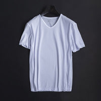 Men's Sexy Transparent Mesh T-shirts Male Short Sleeve Hollow - Namata Newyork