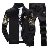 Men Tracksuits Sporting Gyms Mens Set Casual Outfit Sportswear Fitness - Namata Newyork