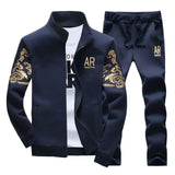 Men Tracksuits Sporting Gyms Mens Set Casual Outfit Sportswear Fitness - Namata Newyork