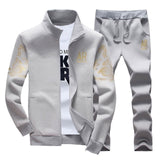 Men Tracksuits Sporting Gyms Mens Set Casual Outfit Sportswear Fitness - Namata Newyork