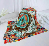 Twill Silk Scarf Women Print Shawl Femme Square Scarves