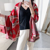 Warm Scarf Women's cashmere Shawl Mid-Length Fashion Lady - Namata Newyork