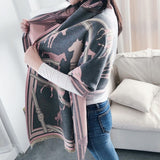 Warm Scarf Women's cashmere Shawl Mid-Length Fashion Lady - Namata Newyork