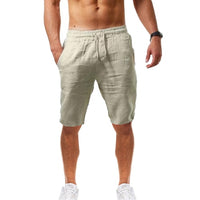 New style men's casual sports cotton and linen comfortable  shorts jogging pants - Namata Newyork