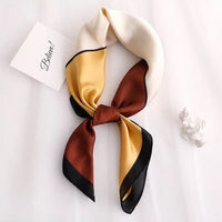 Silk Satin Hair Scarf Women  Neck  wrap Square 70*70cm - Namata Newyork