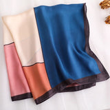 Silk Satin Hair Scarf Women  Neck  wrap Square 70*70cm - Namata Newyork