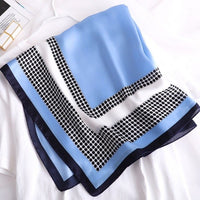 Silk Satin Hair Scarf Women  Neck  wrap Square 70*70cm - Namata Newyork