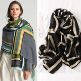 Luxury Cotton Scarf Large Shawls