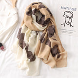 Luxury Cotton Scarf Large Shawls