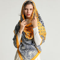 Luxury Cotton Scarf Large Shawls