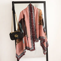 Luxury Cotton Scarf Large Shawls