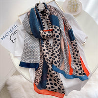 Luxury Cotton Scarf Large Shawls