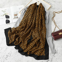 Luxury Cotton Scarf Large Shawls