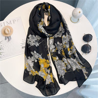 Luxury Cotton Scarf Large Shawls