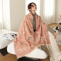 Warm WinterLuxury Horse Women Cashmere Scarfs