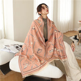 Warm WinterLuxury Horse Women Cashmere Scarfs