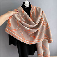 Warm WinterLuxury Horse Women Cashmere Scarfs