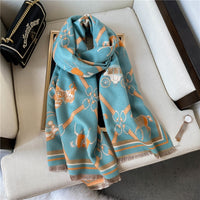 Warm WinterLuxury Horse Women Cashmere Scarfs