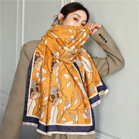 Warm WinterLuxury Horse Women Cashmere Scarfs