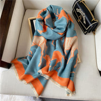 Warm WinterLuxury Horse Women Cashmere Scarfs