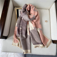 Warm WinterLuxury Horse Women Cashmere Scarfs