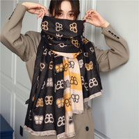 Warm WinterLuxury Horse Women Cashmere Scarfs