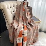 Warm WinterLuxury Horse Women Cashmere Scarfs