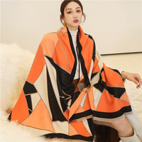 Warm WinterLuxury Horse Women Cashmere Scarfs