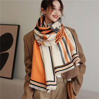 Warm WinterLuxury Horse Women Cashmere Scarfs