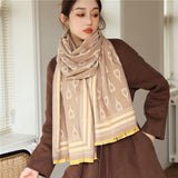 Warm WinterLuxury Horse Women Cashmere Scarfs