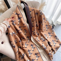 Warm WinterLuxury Horse Women Cashmere Scarfs