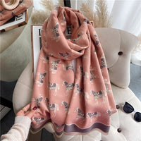 Warm WinterLuxury Horse Women Cashmere Scarfs