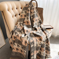 Warm WinterLuxury Horse Women Cashmere Scarfs