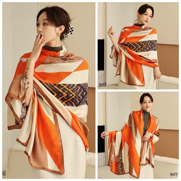 Luxury Floral Tassel Viscose Shawl Scarf Lady High Quality - Namata Newyork