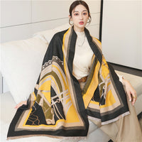 Horse Winter Scarf Cashmere Shawls Wraps Women